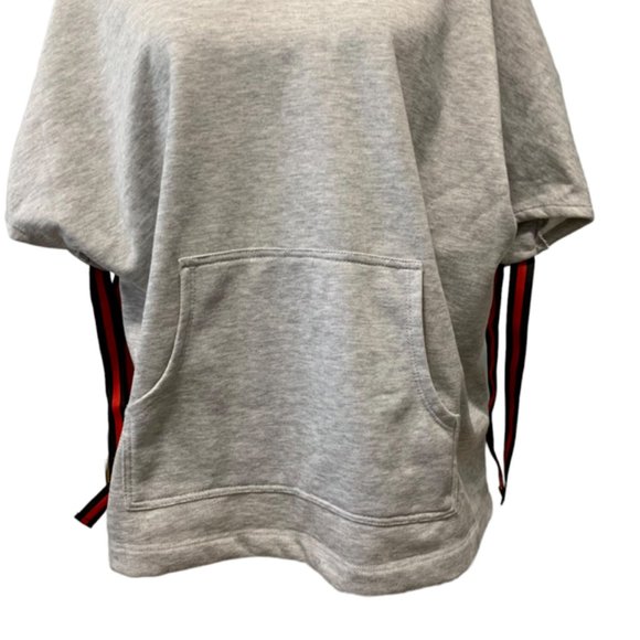 Steve Madden Boxy Puffy Short Sleeve Hoodie - Picture 3 of 8